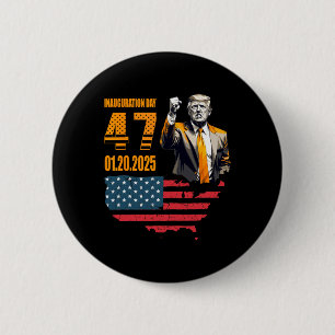 Tag der Amtseinführung von Präsident Donald Trump  Button