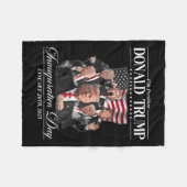 Tag der Amtseinführung von Präsident Donald Trump Fleecedecke (Vorderseite (Horizontal))
