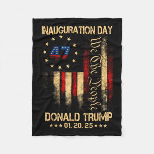 Tag der Amtseinführung von Präsident Donald Trump Fleecedecke