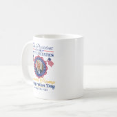 Tag der Amtseinführung von Präsident Donald Trump Kaffeetasse (Vorderseite Links)
