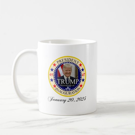 Tag der Amtseinführung von Präsident Donald Trump Kaffeetasse (Links)