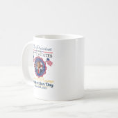 Tag der Amtseinführung von Präsident Donald Trump Kaffeetasse (Vorderseite Links)