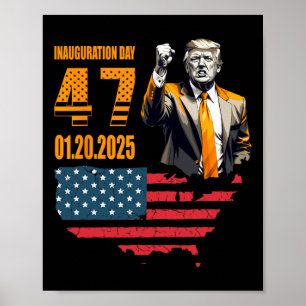 Tag der Amtseinführung von Präsident Donald Trump Poster