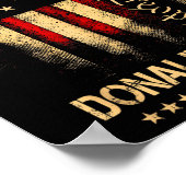 Tag der Amtseinführung von Präsident Donald Trump  Poster (Ecke)
