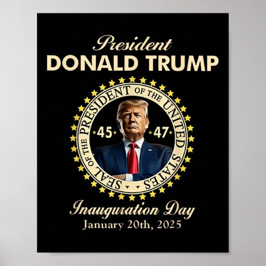 Tag der Amtseinführung von Präsident Donald Trump Poster (Vorne)