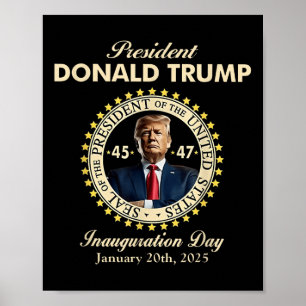 Tag der Amtseinführung von Präsident Donald Trump  Poster