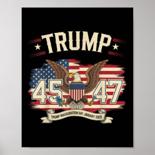 Tag der Amtseinführung von Präsident Donald Trump  Poster