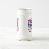 Tag der Amtseinführung von Präsident Trump 2025 Bierglas (Mittel)