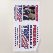 Tag der Amtseinführung von Präsident Trump 2025 Strandtuch (Vorderseite)