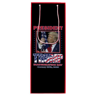 Tag der Amtseinführung von Präsident Trump Geschenktüte Für Weinflaschen