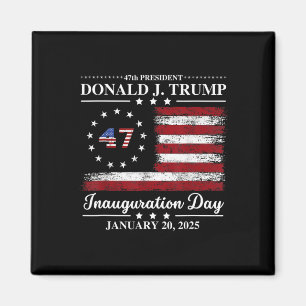 Tag der Amtseinführung von Trump 2025 Memorabilia  Magnet