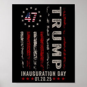 Tag der Amtseinführung von Trump 2025 Memorabilia Poster