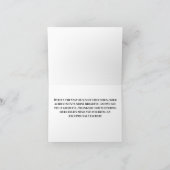 Tag der Anerkennung des Theaterlehrers Dankeskarte (Innenseite)