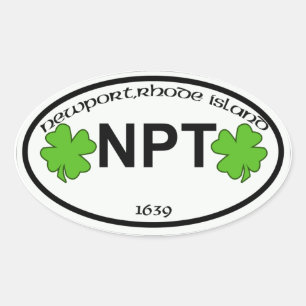 Tag der Ankündigung Ovaler Aufkleber