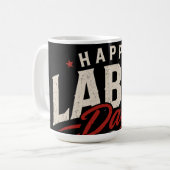 Tag der Arbeit 2026 in der Welt Kaffeetasse (Vorderseite Links)