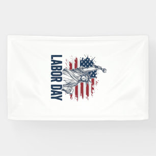 Tag der Arbeit Denkmal der Freiheit Patriotischer Banner