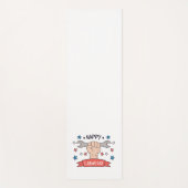 Tag der Arbeit Grafik-Abzeichen Farbdesign Yogamatte (Vorderseite)
