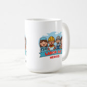 Tag der Arbeit Helden Kaffeetasse (VorderseiteRechts)