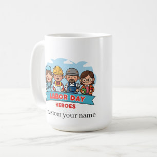 Tag der Arbeit Helden Kaffeetasse