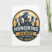 Tag der Arbeit  Karte (Vorderseite)