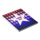 Tag der Arbeit Notizblock (angewinkelt)