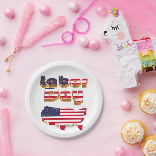 Tag der Arbeit Pappteller (Party)