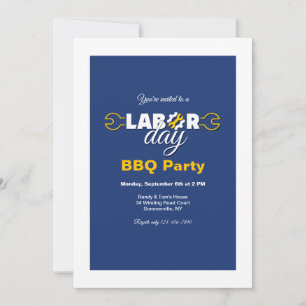 Tag der Arbeit Party Einladung