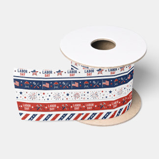 Tag der Arbeit Patriotisch für Geschenke Basteln u Satinband