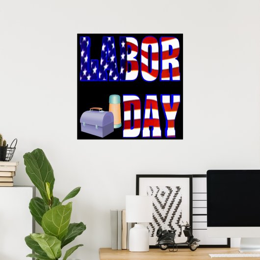 Tag der Arbeit Poster (Heimbüro)