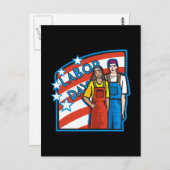 Tag der Arbeit Postkarte (Vorne/Hinten)