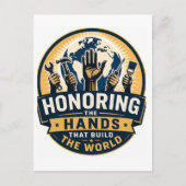 Tag der Arbeit  Postkarte (Vorderseite)