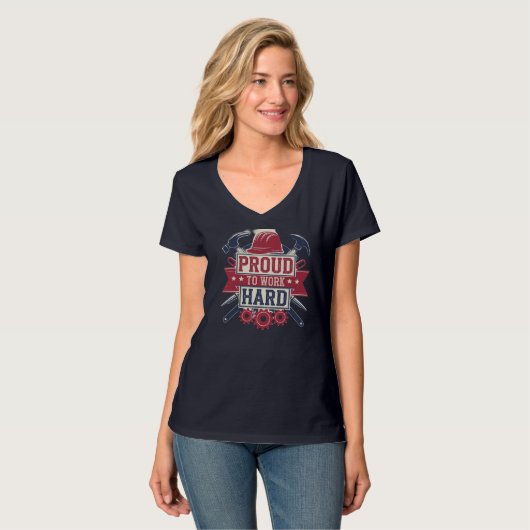 Tag der Arbeit T-Shirt (Vorderseite Vollansicht)