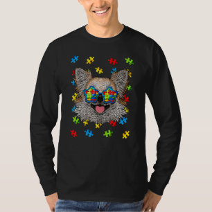 Tag der Aufklärung über Autismus Chihuahua Puzzle T-Shirt