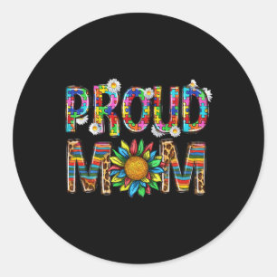 Tag der Aufklärung über Autismus im Monat 2025 16 Runder Aufkleber