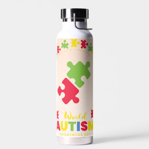 Tag der Aufklärung über Autismus Trinkflasche