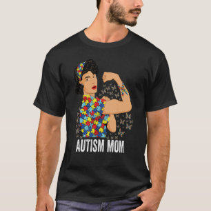 Tag der Autismusaufklärung Starke Frau Autismus-Mu T-Shirt