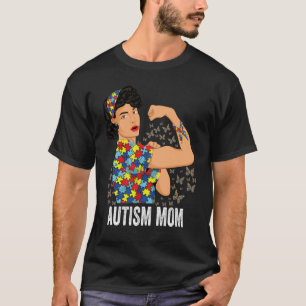 Tag der Autismusaufklärung Starke Frau Autismus-Mu T-Shirt