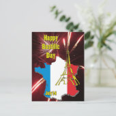 Tag der Bastille 14. Juli Postkarte (Stehend Vorderseite)