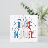 Tag der Bastille, Joyeux 14 Juillet (Stehend Vorderseite)