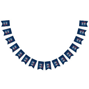 Tag der Bastille, Joyeux 14 Juillet Wimpelkette