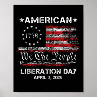 Tag der Befreiung Amerikas am 2. April 2002 Poster