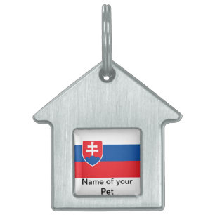Tag der Begleiter mit Flagge der Slowakei Tiermarke