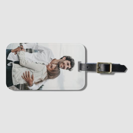 Tag der benutzerdefinierten Bildanzeige Gepäckanhänger (Vorderseite (Horizontal))