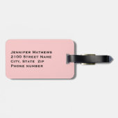 Tag der benutzerdefinierten Brücke Gepäckanhänger (Rückseite horizontal)