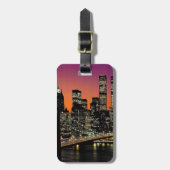 Tag der benutzerdefinierten Stadtvision Gepäckanhänger (Vorderseite vertikal)