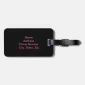 Tag der benutzerdefinierten Stadtvision Gepäckanhänger (Rückseite horizontal)