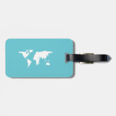 Tag der benutzerdefinierten Wanderlust-Karte Gepäckanhänger (Rückseite horizontal)