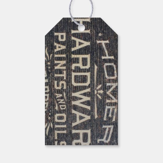 Tag der Beschriftung des Art Journal Geschenkanhänger (Rückseite)