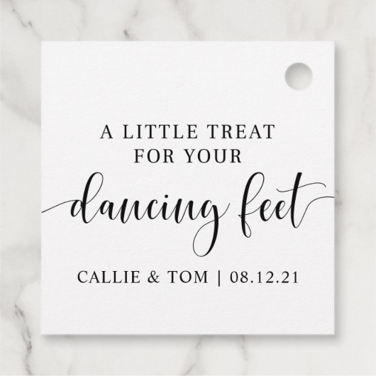 Tag der Besten Gastgeschenk Hochzeit Geschenkanhänger (Rückseite)