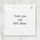 Tag der besten Krankenversicherung Geschenkanhänger (Rückseite)